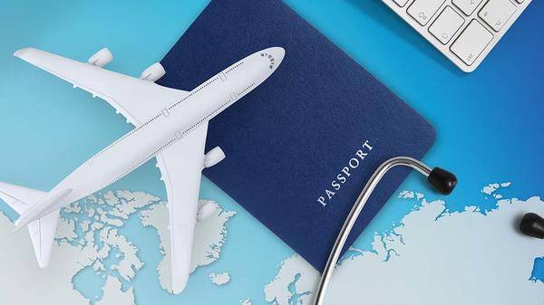 Plane and passport