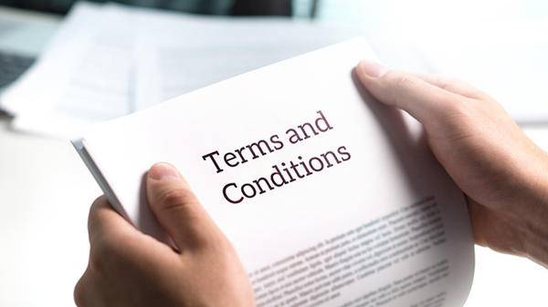 Terms and conditions