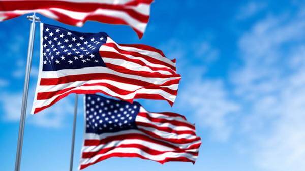 US flags