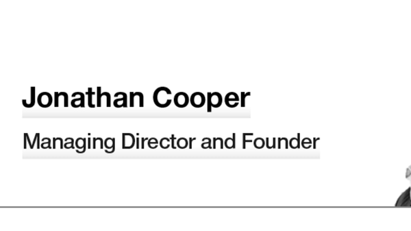 Jonathan Cooper - Managing director and Founder