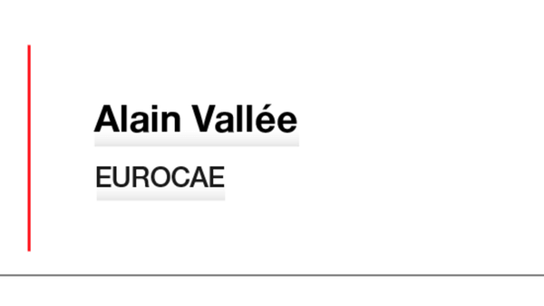 Alain Vallée - EUROCAE