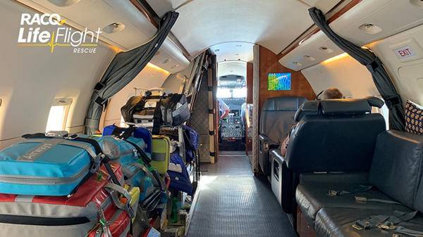 Plane interior