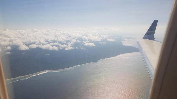 View from an aeroplane window