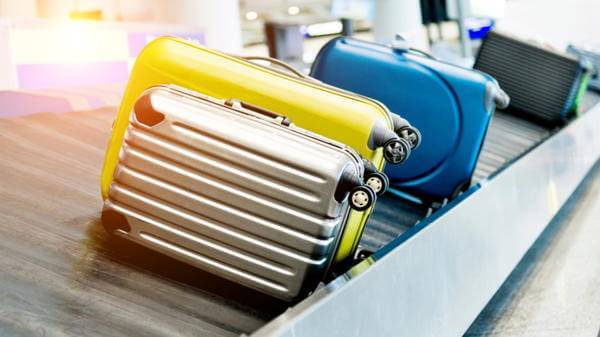 Airport luggage rack