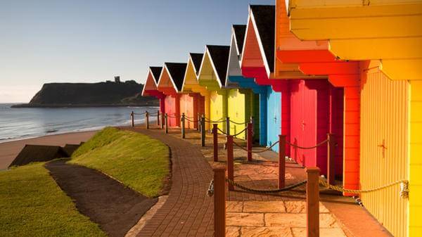 Staycation britain beach huts