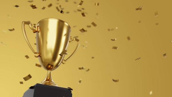 Gold trophy