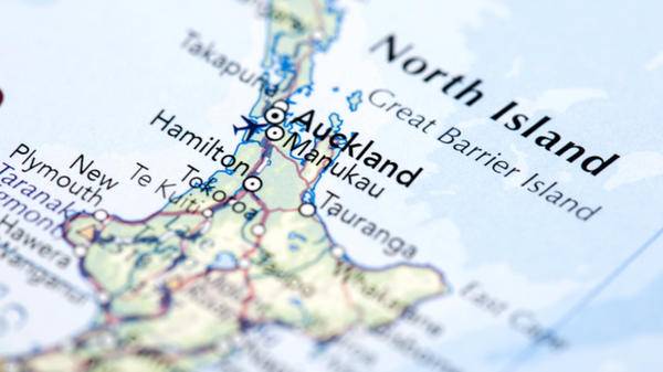 new zealand map