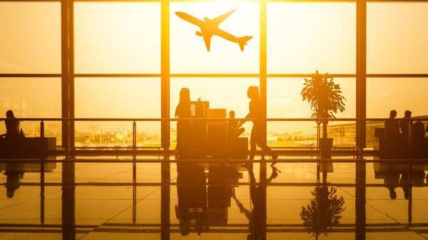 Airport silhouettes