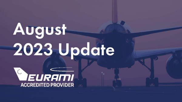 plane on runway EURAMI update August 2023