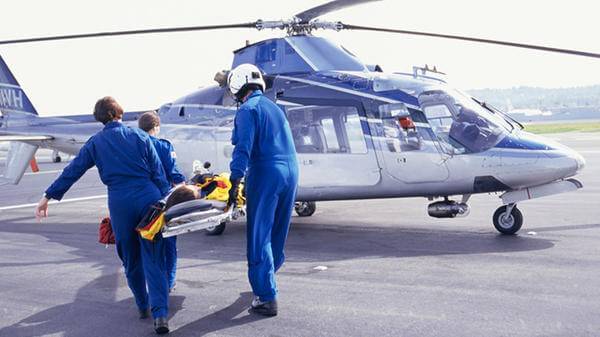 helicopter, ambulance