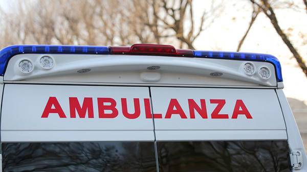 Back of an ambulance