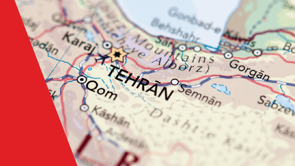 map of Iran