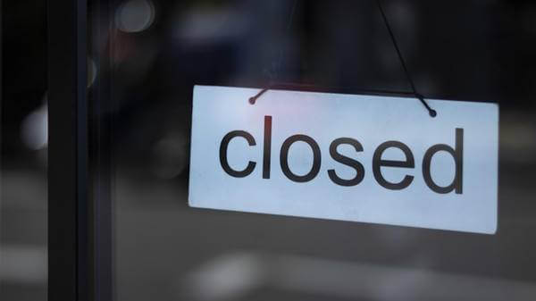 Closed sign