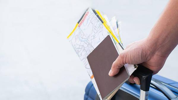 Holding passport