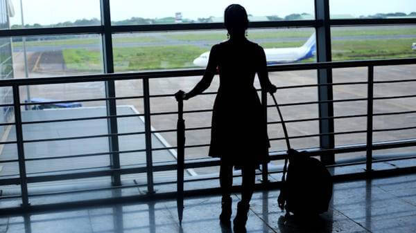 Airport lady