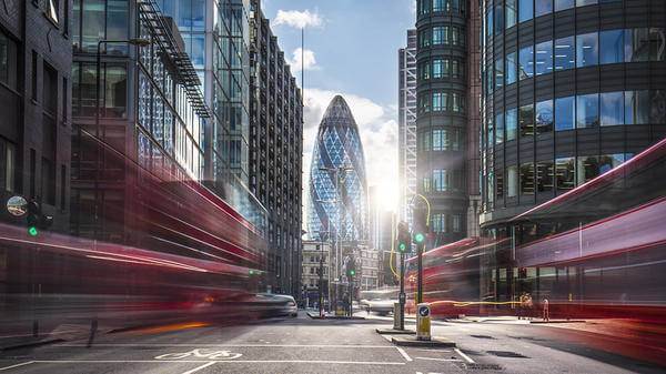Financial district of London