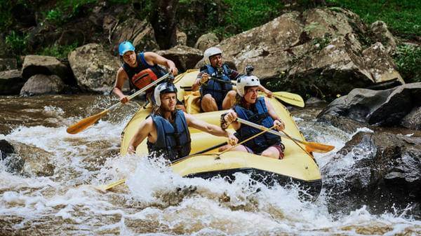 white water rafting