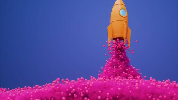 the business launch rocket