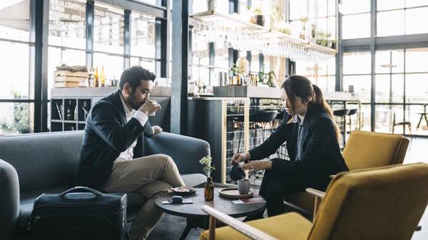 Japanese airport lounge