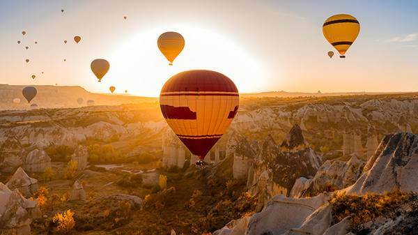 Air Balloons sunset