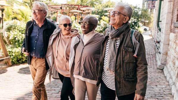 Old older travellers tourists travel