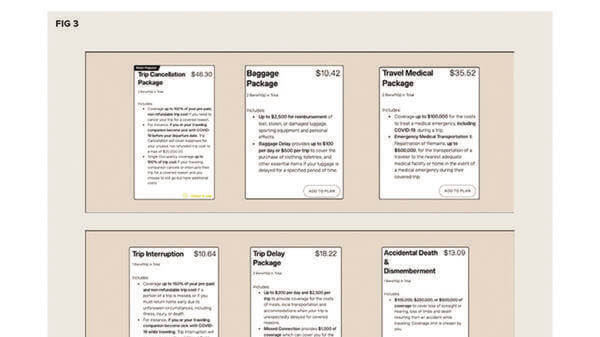 Example of a plan on the quote results page