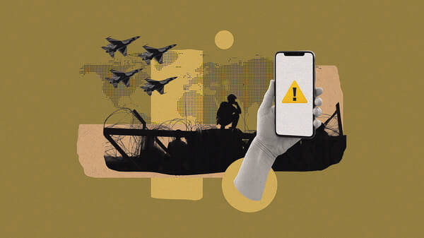 Collage of war in modern times
