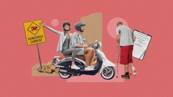 Collage for the heading: 'Teaching Brits the true value of insurance'