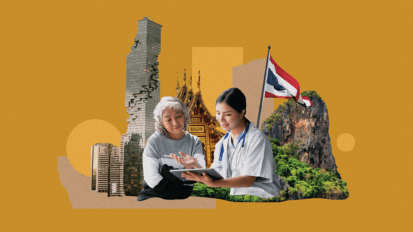 Collage about Thailand’s healthcare system