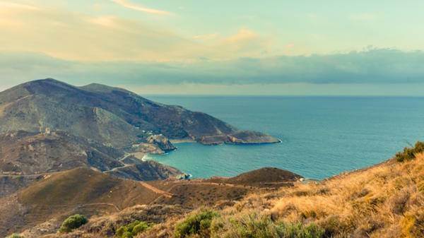 Greek coastline