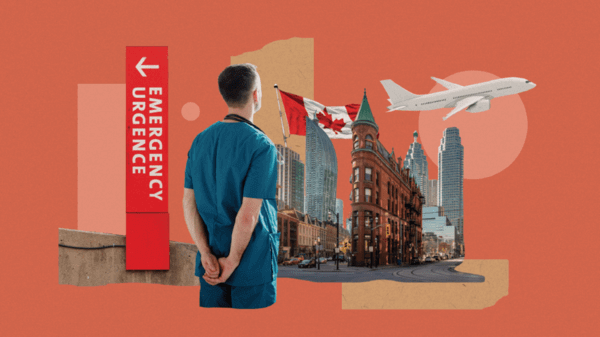 Collage about Canadian medical repats
