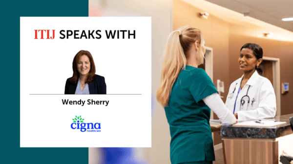 Graphic of doctors talking to one another 