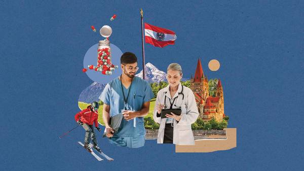 Collage of Austria’s healthcare system