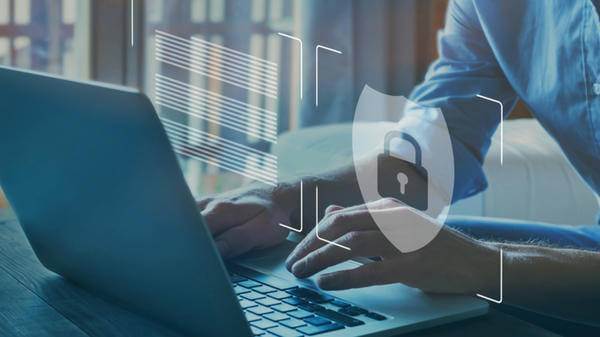 Firewall and internet security concept, secured access