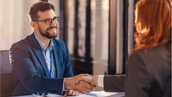 Image of business handshake