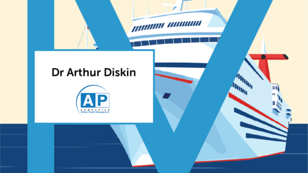 Illustration of cruise ship