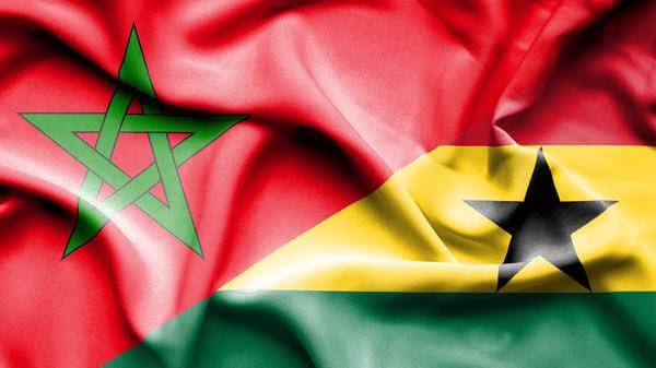 Ghana Morocco flags