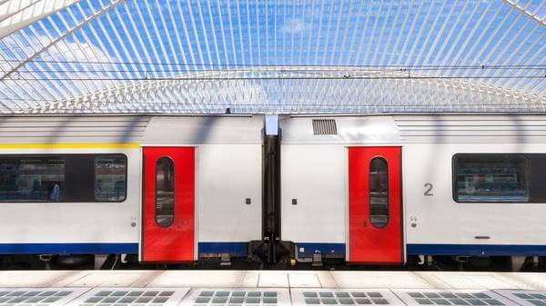 Train strikes in Belgium