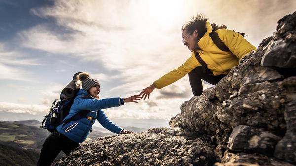 Helping hand climbers