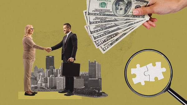 collage about bancassurance