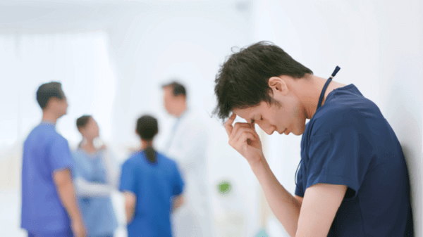 Doctor under stress