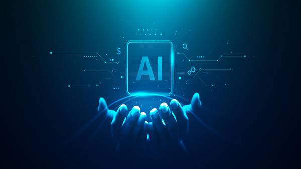 Technology artificial intelligence digital ai hand concept on cyber future business tech