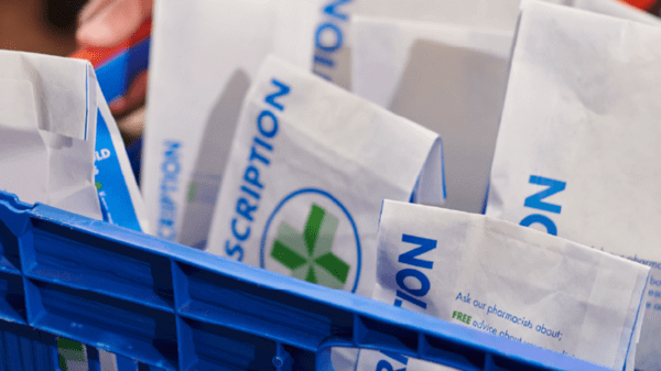 medication in a bag