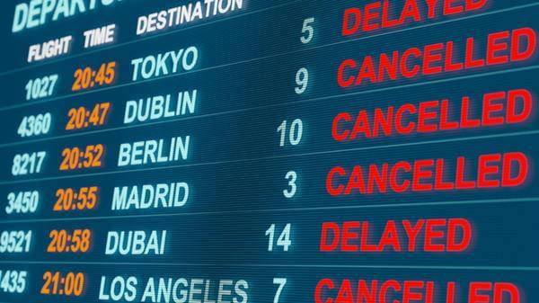 flights delayed