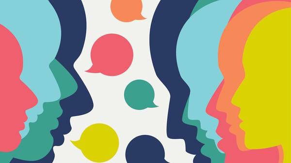 Dialogue speech bubbles