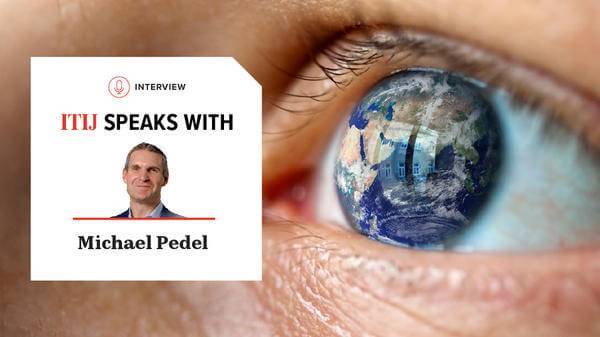 Conceptual image of a persons eye showing the globe