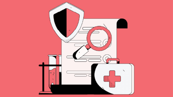 Illustration of medical documents
