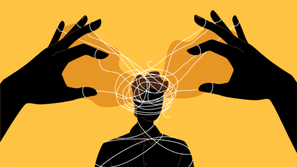 Illustration of mental health difficulties