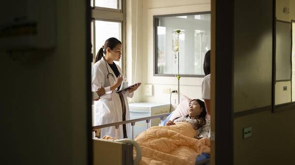Patient in hospital