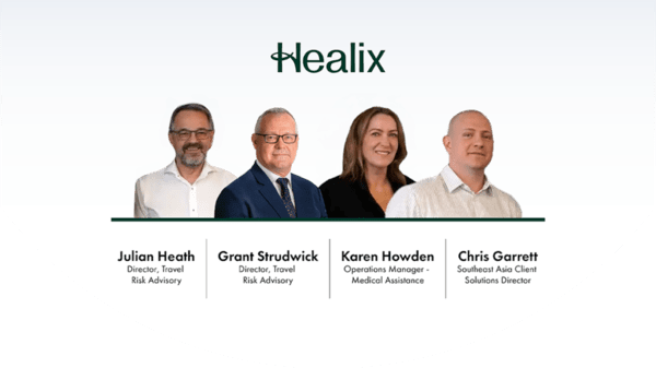 Healix appointments for APAC region